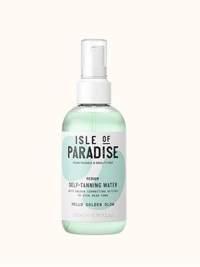 Isle of Paradise Self Tanning Color Correcting Medium Tanning Water New & Sealed